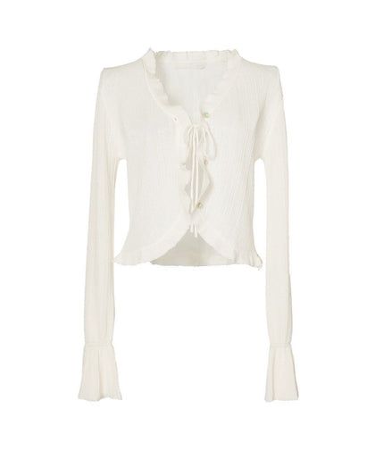 フリルカーディガン - MEPU