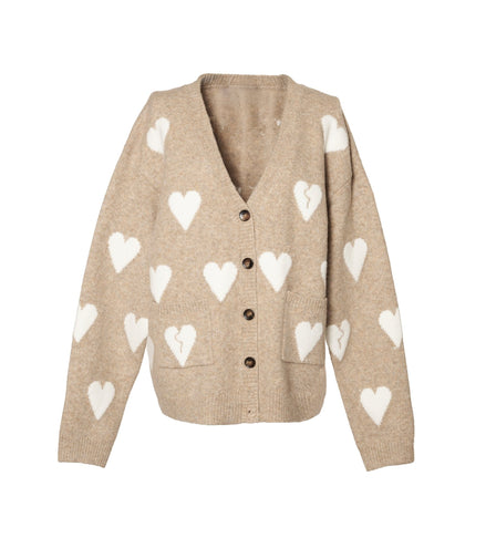 ハートニットカーディガン - MEPU