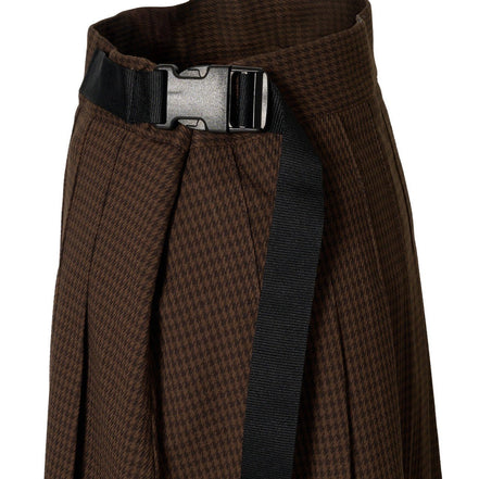 チェックプリーツスカート - MEPU