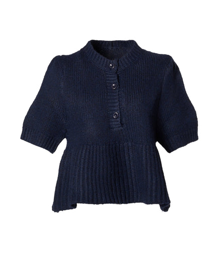 ふんわりペプラムニット - MEPU