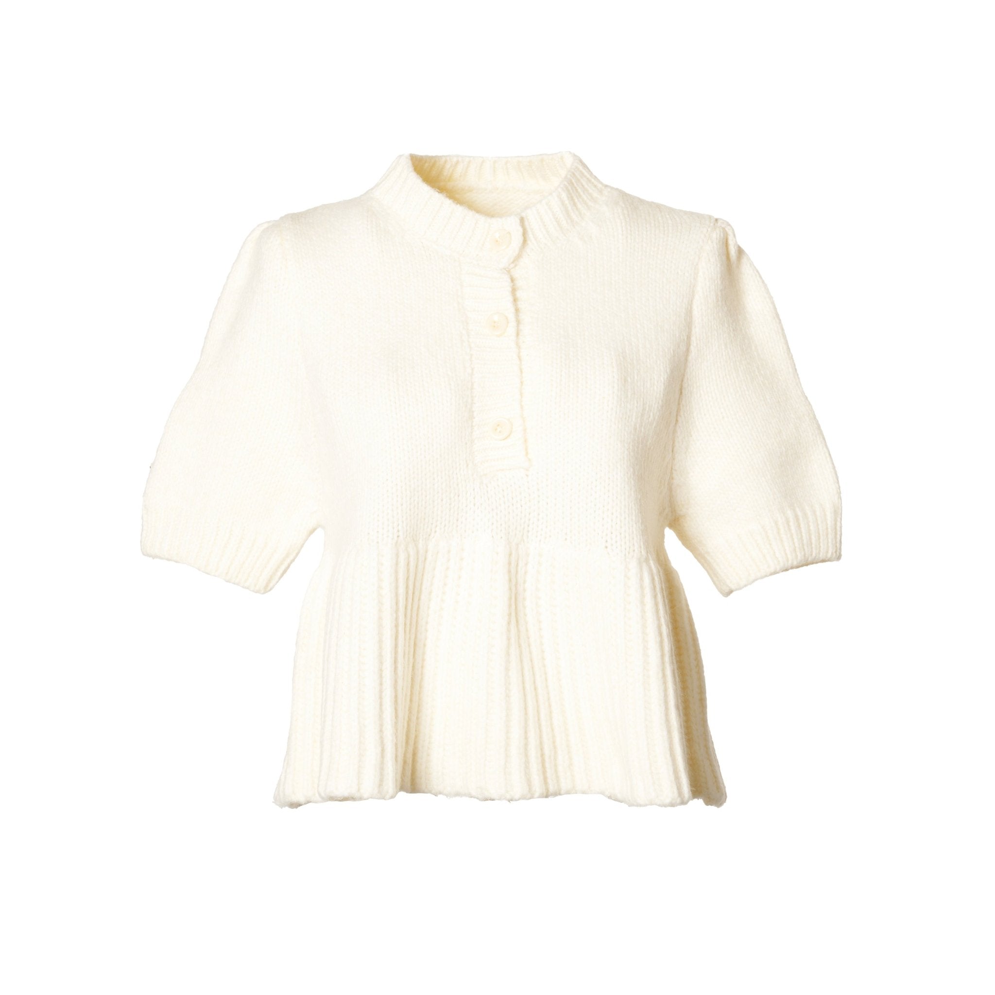 ふんわりペプラムニット - MEPU