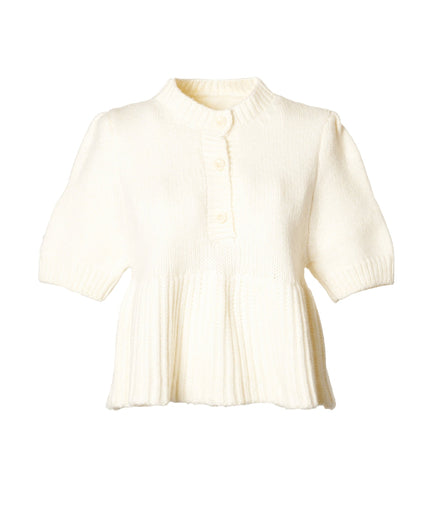 ふんわりペプラムニット - MEPU