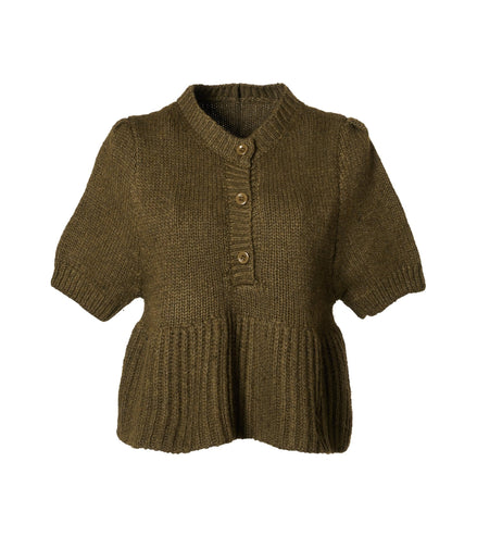 ふんわりペプラムニット - MEPU