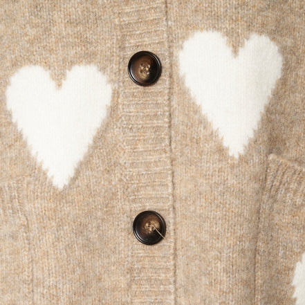 ハートニットカーディガン - MEPU