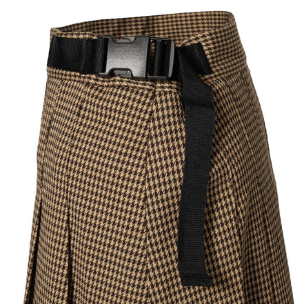 チェックプリーツスカート - MEPU