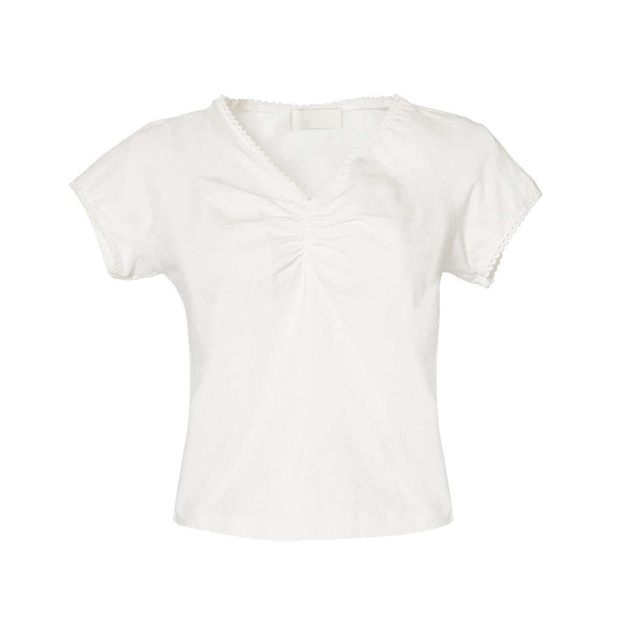 フロントギャザーTシャツ - MEPU